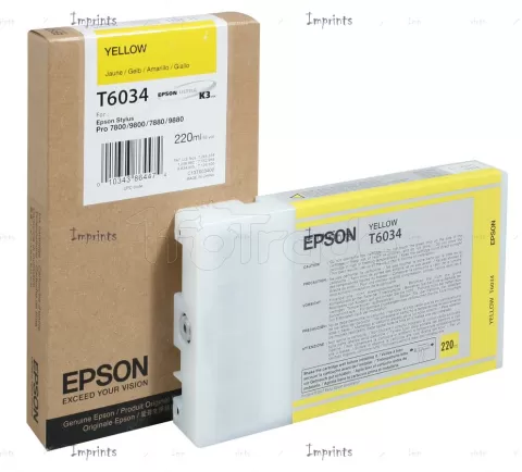 Photo de Cartouche d'encre Epson T603400 (Jaune)