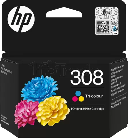 Photo de Cartouche d'encre HP 308 (3 couleurs)