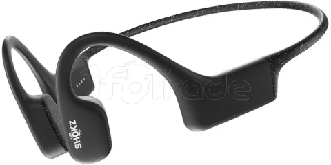 Photo de Casque Ecouteurs sans fil à conduction osseuse Shokz OpenSwim (Noir)