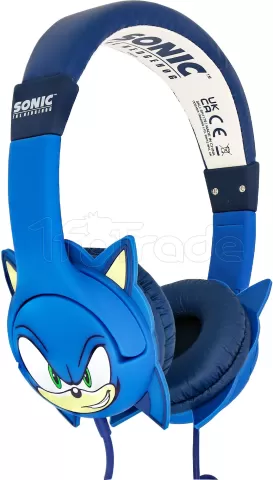Photo de Casque filaire pour enfant OTL Sega Sonic le Hérisson (Bleu)