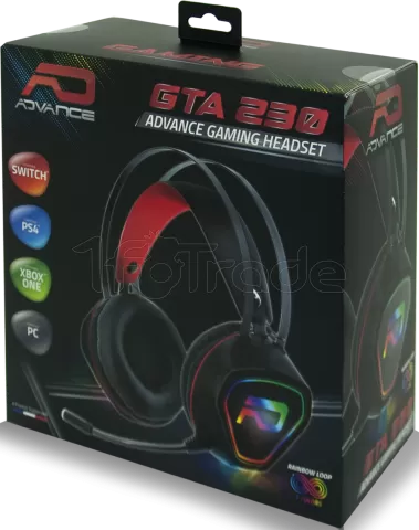 Photo de Casque Gamer filaire Advance GTA 230 RGB (Noir)