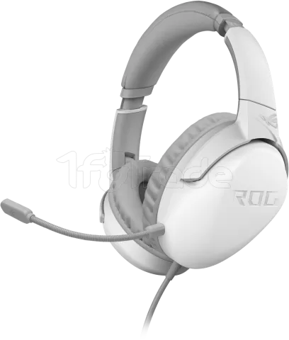 Photo de Casque Gamer filaire Asus Rog Strix Core Moonlight (Blanc)