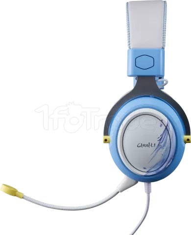 Photo de Casque Gamer filaire Cooler Master CH331 Street Fighter 6 (Blanc/Bleu)