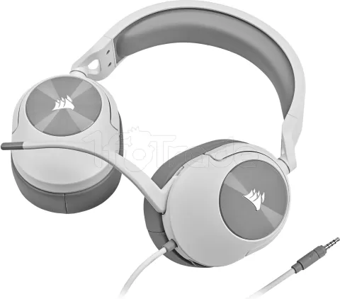 Photo de Casque Gamer filaire Corsair HS55 Stereo (Blanc)