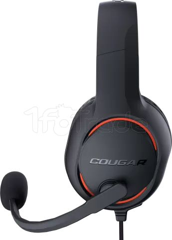 Photo de Casque Gamer filaire Cougar HX330 (Noir/Orange)