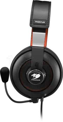 Photo de Casque Gamer filaire Cougar Phontum S (Noir/Orange)