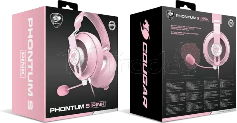 Photo de Casque Gamer filaire Cougar Phontum S (Rose)