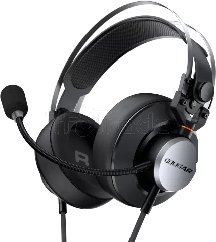 Photo de Casque Gamer filaire Cougar VM410 (Noir/Argent)