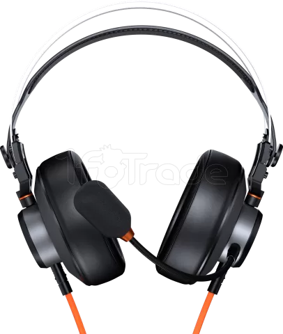 Photo de Casque Gamer filaire Cougar VM410 (Noir/Orange)