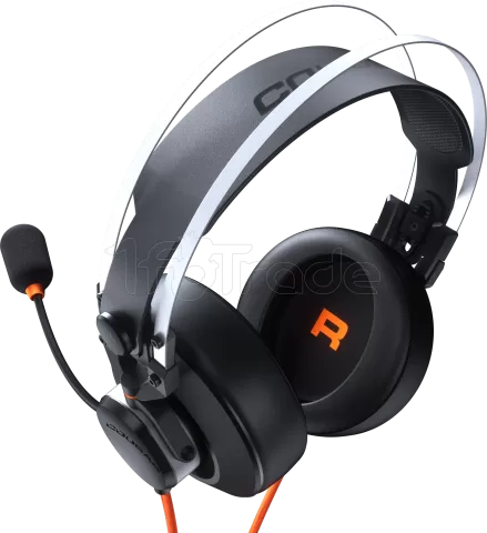 Photo de Casque Gamer filaire Cougar VM410 (Noir/Orange)