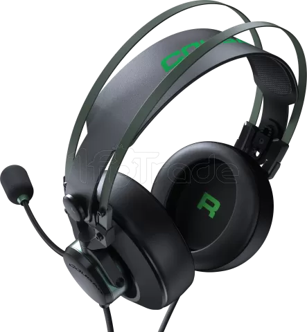 Photo de Casque Gamer filaire Cougar VM410 (Noir/Vert)