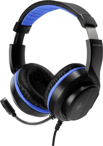 Photo de Casque Gamer filaire Deltaco GAM-127 (Noir/Bleu)