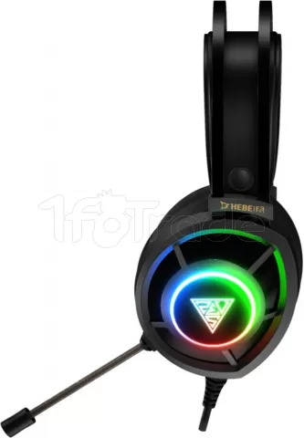 Photo de Casque Gamer filaire Gamdias Hebe E3 RGB (Noir)