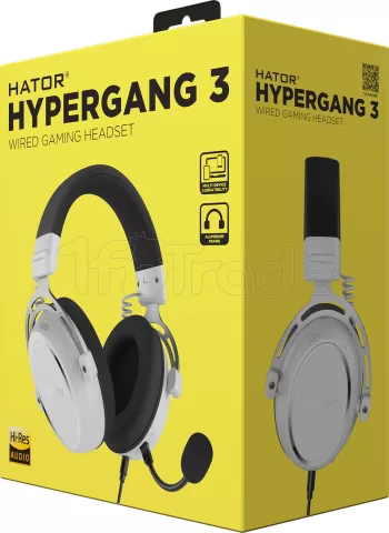 Photo de Casque Gamer filaire Hator Hypergang 3 (Blanc)
