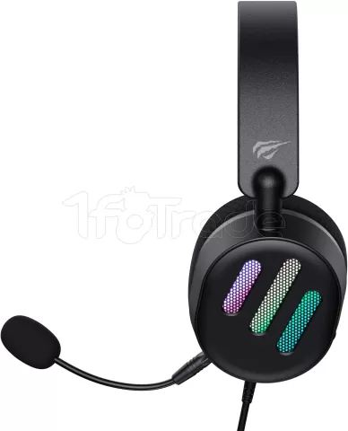 Photo de Casque Gamer filaire Havit H2038U RGB (Noir)