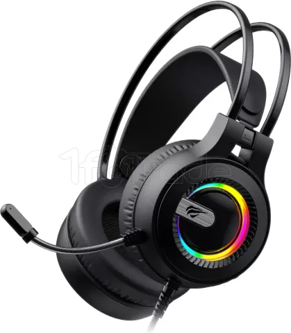 Photo de Casque Gamer filaire Havit H2040d RGB (Noir)