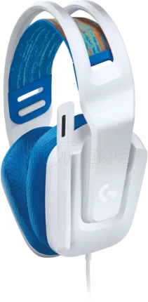 Photo de Casque Gamer filaire Logitech G335 (Blanc/Bleu)