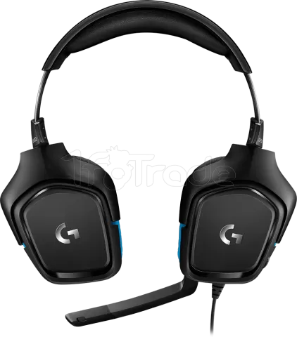 Photo de Casque Gamer filaire Logitech G432 (Noir/Bleu)