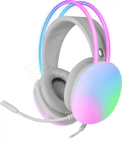 Photo de Casque Gamer filaire Mars Gaming MH-Glow RGB (Rose)