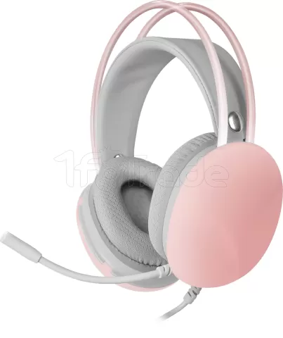 Photo de Casque Gamer filaire Mars Gaming MH-Glow RGB (Rose)