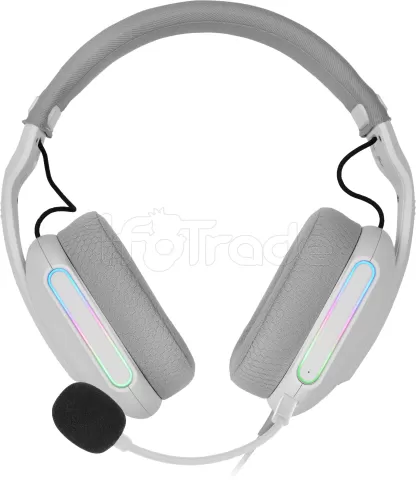 Photo de Casque Gamer filaire Mars Gaming MH-Pro RGB (Blanc)