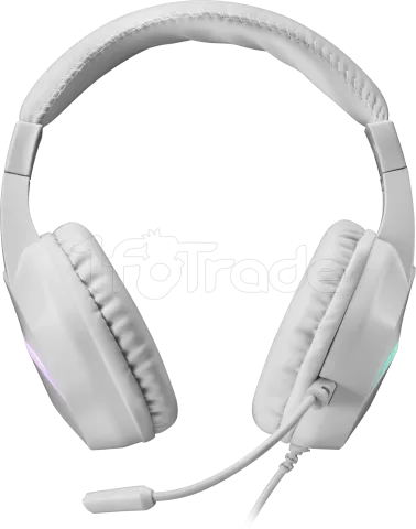 Photo de Casque Gamer filaire Mars Gaming MH122 RGB (Blanc)