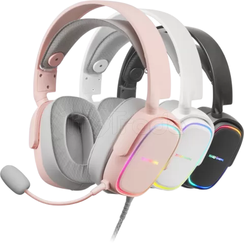 Photo de Casque Gamer filaire Mars Gaming MHAX RGB (Rose)