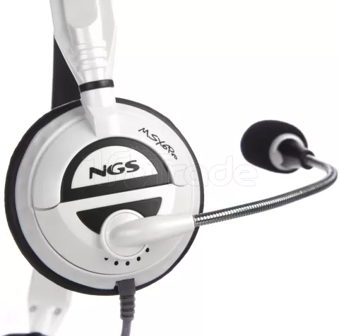 Photo de Casque Gamer filaire NGS MSX6 (Noir/Blanc)