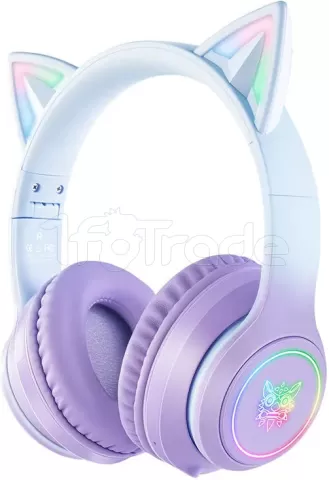 Photo de Casque Gamer filaire Onikuma B90 (Bleu/Violet)