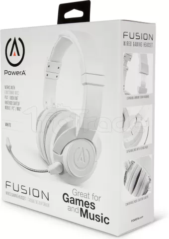 Photo de Casque Gamer filaire PowerA Fusion (Blanc)