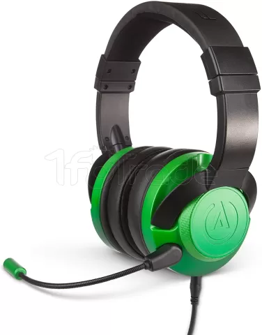 Photo de Casque Gamer filaire PowerA Fusion Emeraude (Noir/Vert)