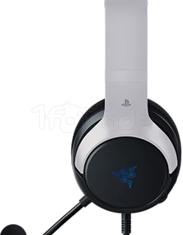 Photo de Casque Gamer filaire Razer Kaira X pour PS5 (Blanc/Noir)