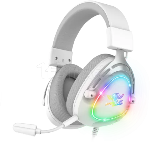 Photo de Casque Gamer filaire Spirit of Gamer Elite H40 RGB (Blanc)