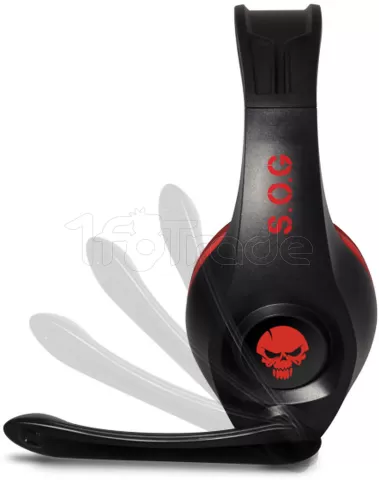 Photo de Casque Gamer filaire Spirit of Gamer Pro-NH5 (Noir/Rouge)