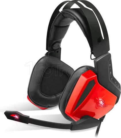Photo de Casque Gamer filaire Spirit of Gamer Xpert-H100 7.1 (Noir/Rouge)