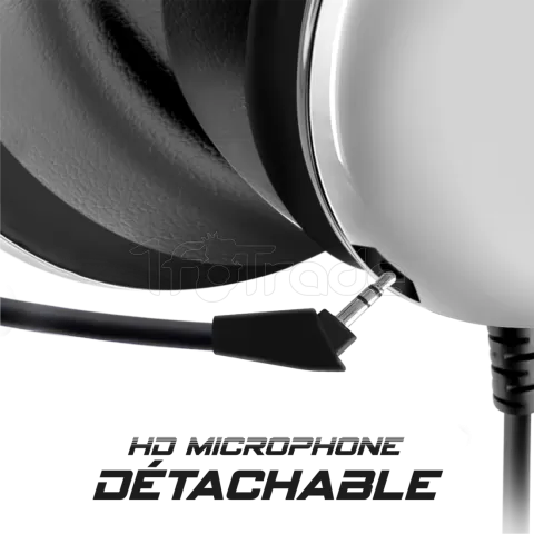 Photo de Casque Gamer filaire Spirit Of Gamer Xpert H700 RGB (Noir/Blanc)