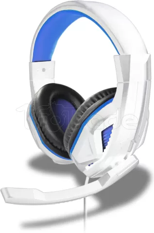 Photo de Casque Gamer filaire Steelplay HP44 (Blanc/Bleu)