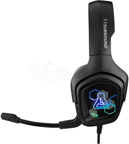 Photo de Casque Gamer filaire The G-Lab Korp Cobalt 7.1 (Noir)