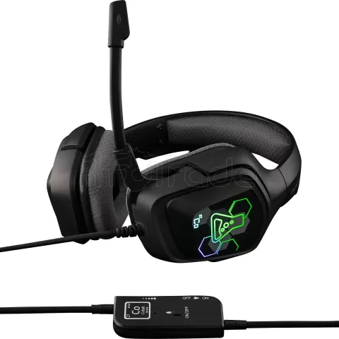 Photo de Casque Gamer filaire The G-Lab Korp Cobalt 7.1 (Noir)