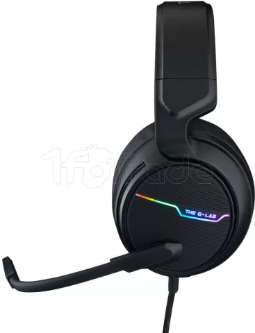 Photo de Casque Gamer filaire The G-Lab Korp Thallium RGB (Noir)