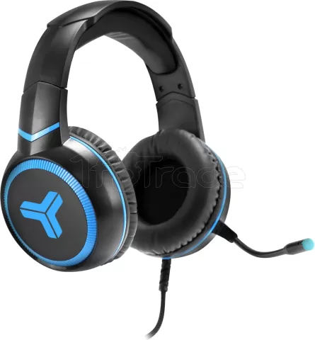 Photo de Casque Gamer filaire T'nB Elyte HY-100 (Noir/Bleu)