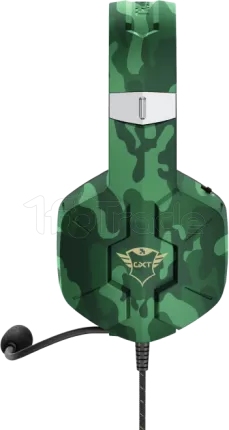 Photo de Casque Gamer filaire Trust GXT 323 Carus (Motif Camouflage Vert)