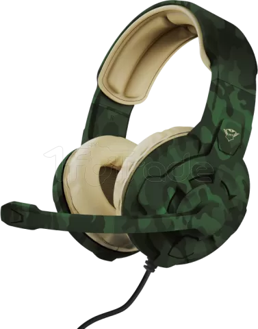 Photo de Casque Gamer filaire Trust GXT 411 Radius (Motif camouflage Vert)