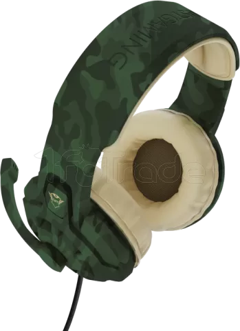 Photo de Casque Gamer filaire Trust GXT 411 Radius (Motif camouflage Vert)