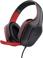 Photo de Casque Gamer filaire Trust GXT 415S Zirox (Noir/Rouge)