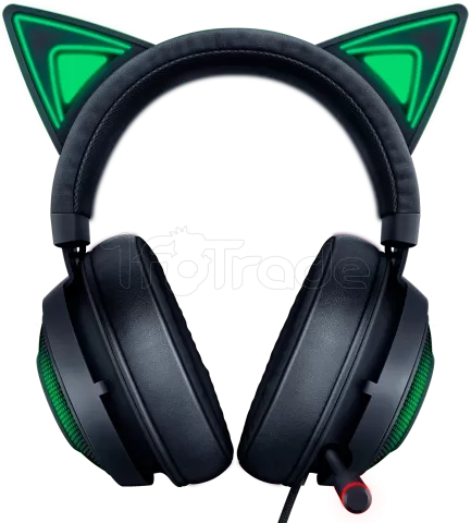 Photo de Casque Gamer Razer Kraken Kitty (Noir/Vert)