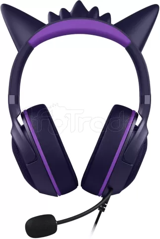 Photo de Casque Gamer Razer Kraken Kitty V2 Pokemon Gengar (Violet)