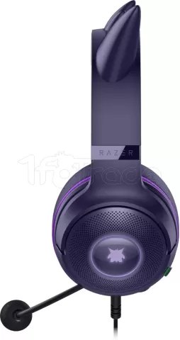 Photo de Casque Gamer Razer Kraken Kitty V2 Pokemon Gengar (Violet)