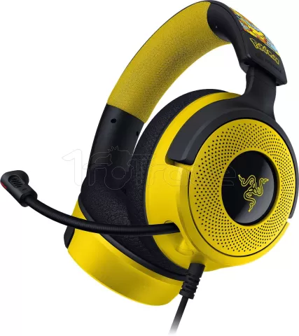 Photo de Casque Gamer Razer Kraken V4 X Pokemon Kanto Starters (Jaune)