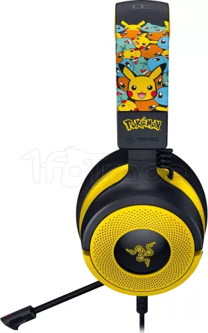 Photo de Casque Gamer Razer Kraken V4 X Pokemon Kanto Starters (Jaune)